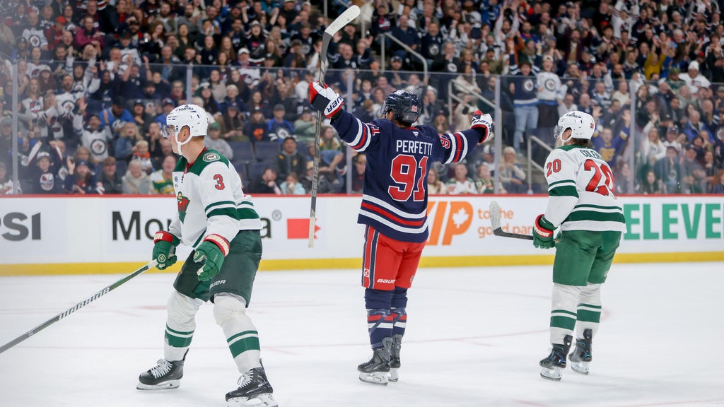 Jets beat the Wild 5-2 as Cole Perfetti scores 2 goals — WCCO / CBS Minnesota, Wayzata Schools news