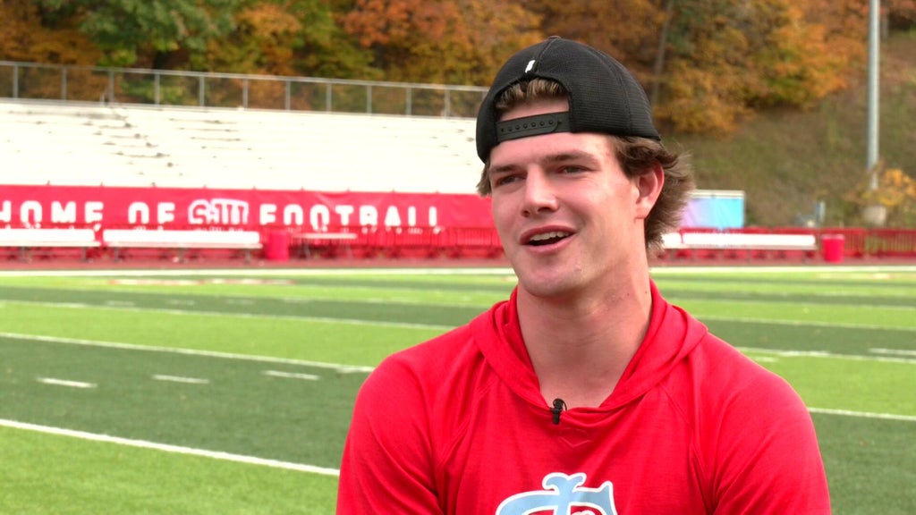 St. John's wide receiver Riley Schwellenbach finding success on the gridiron and baseball field — WCCO / CBS Minnesota, Wayzata Schools news