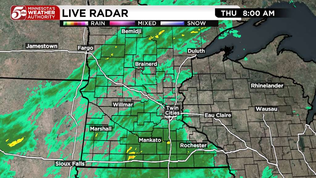 Thursday weather: Cool and wet day ahead — KSTP 5, Wayzata Community news