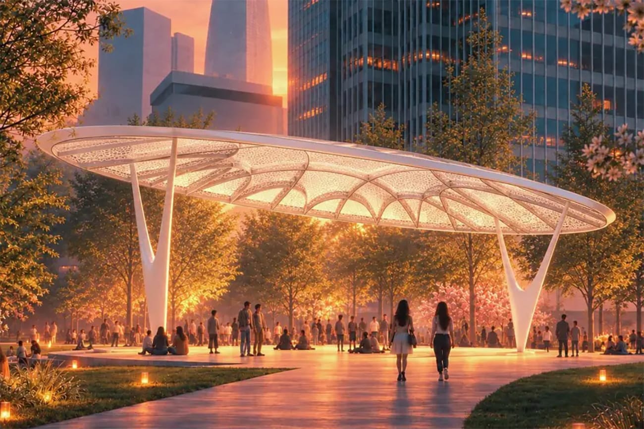 Sculptural Pavilion Options For Embarcadero Park to Be Reviewed Monday — SFist