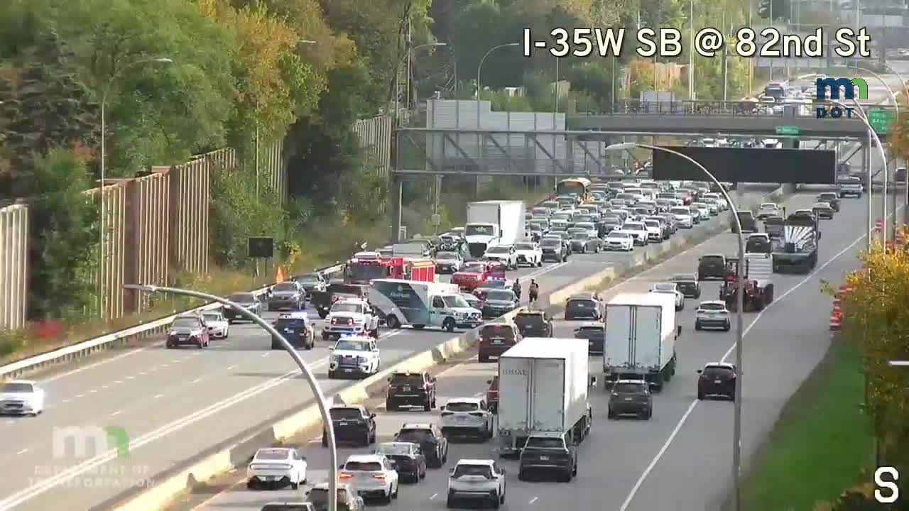 1 seriously injured after 3-vehicle crash on I-35W in Bloomington — KSTP 5
