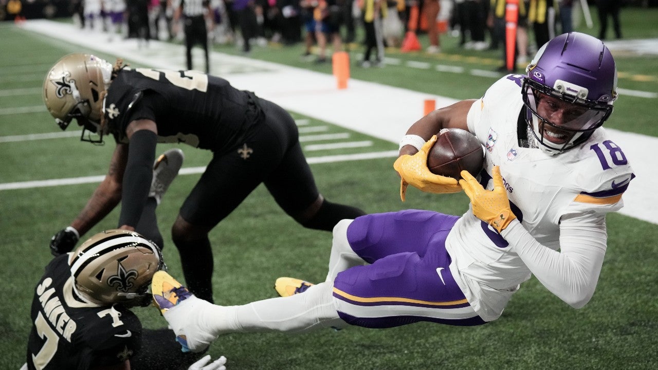 Jefferson, Jones and Murray all produce to help the unbeaten Vikings top the slumping Saints 23-13 — KSTP 5, Wayzata Sports news