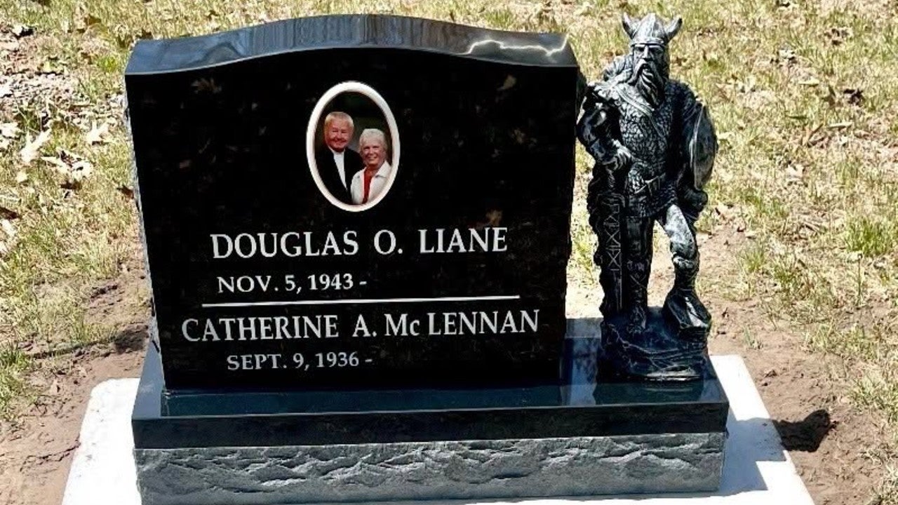 Minnesota couple seeking stolen Viking statue taken from Garrison Cemetery headstone — KSTP 5, Wayzata Community news