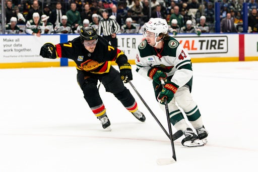 Quinn Hughes has a goal and an assist in his Vancouver return in Wild’s 4-2 victory — KSTP 5, Wayzata Sports news