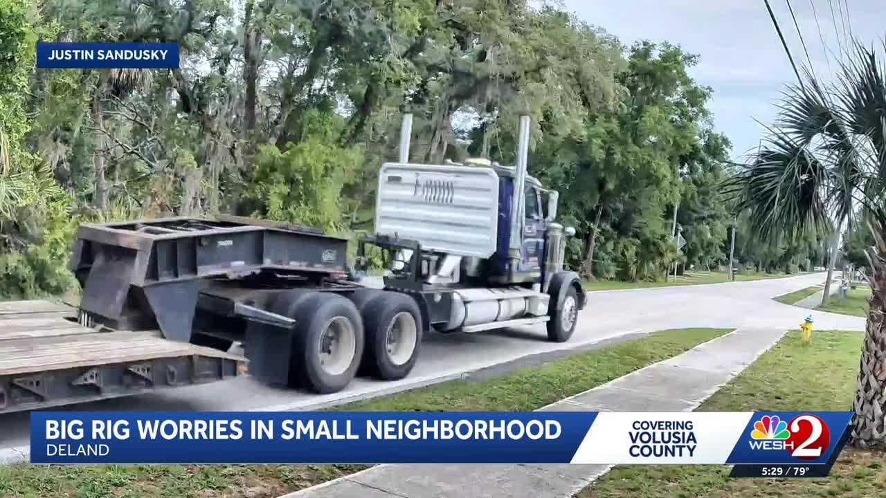 DeLand-area neighbors raise concerns about truck traffic on Marsh Road — WESH 2 Orlando, Wayzata Real Estate news