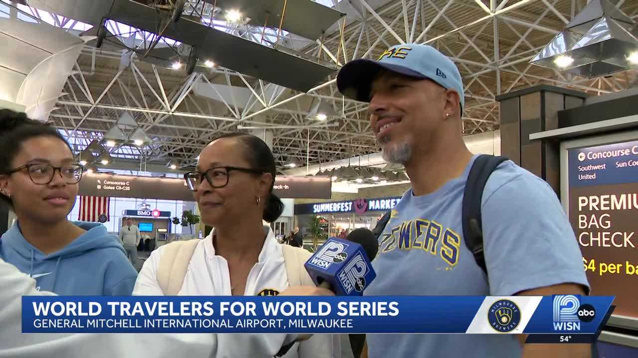 'Traveled for ... 24 hours': Fans travel from across the world for the World Series — WISN 12 Milwaukee, Wayzata Sports news