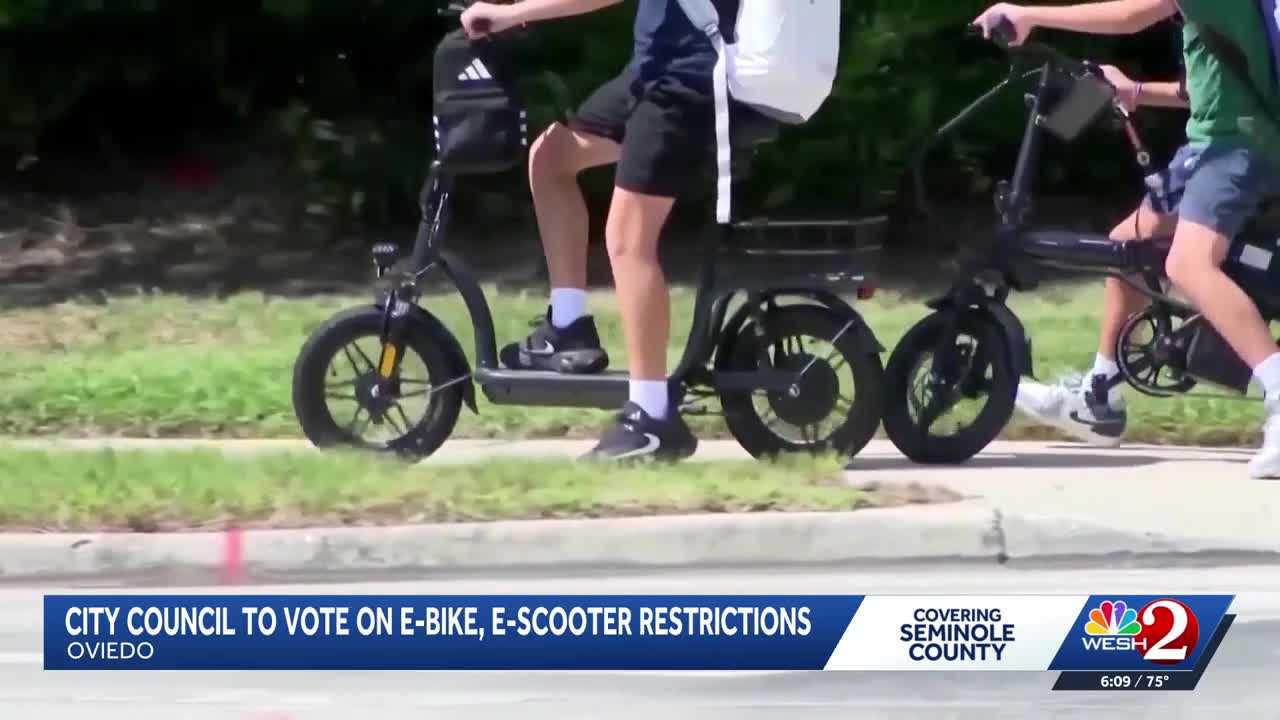 Oviedo city council to vote on micromobility rules to improve sidewalk safety — WESH 2 Orlando, Wayzata Government news