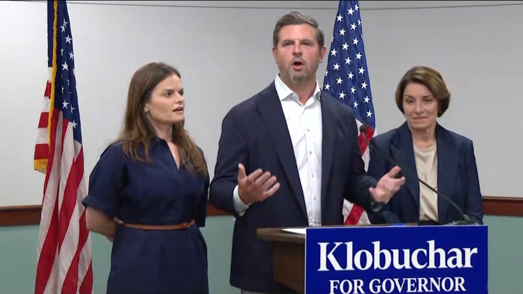 Parents of Harper Moyski backing Amy Klobuchar for governor — KARE 11 Local, Wayzata Community news