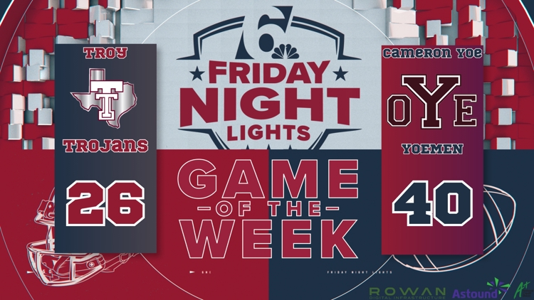 Friday Night Lights Game of the Week | Troy vs. Cameron Yoe — KCEN (Central Texas), Wayzata Sports news