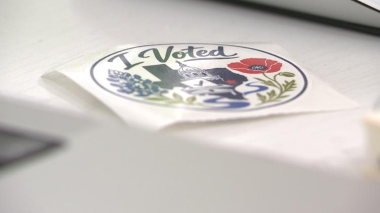 Too young to vote, but making her mark | Williamson County teen designs winning 'I Voted' sticker — KVUE (Austin), Wayzata Schools news