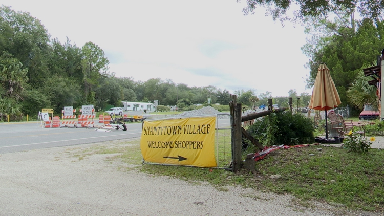 Shantytown Village owner concerned Pellicer Creek bridge construction is impacting business — First Coast News Local, Wayzata Business news