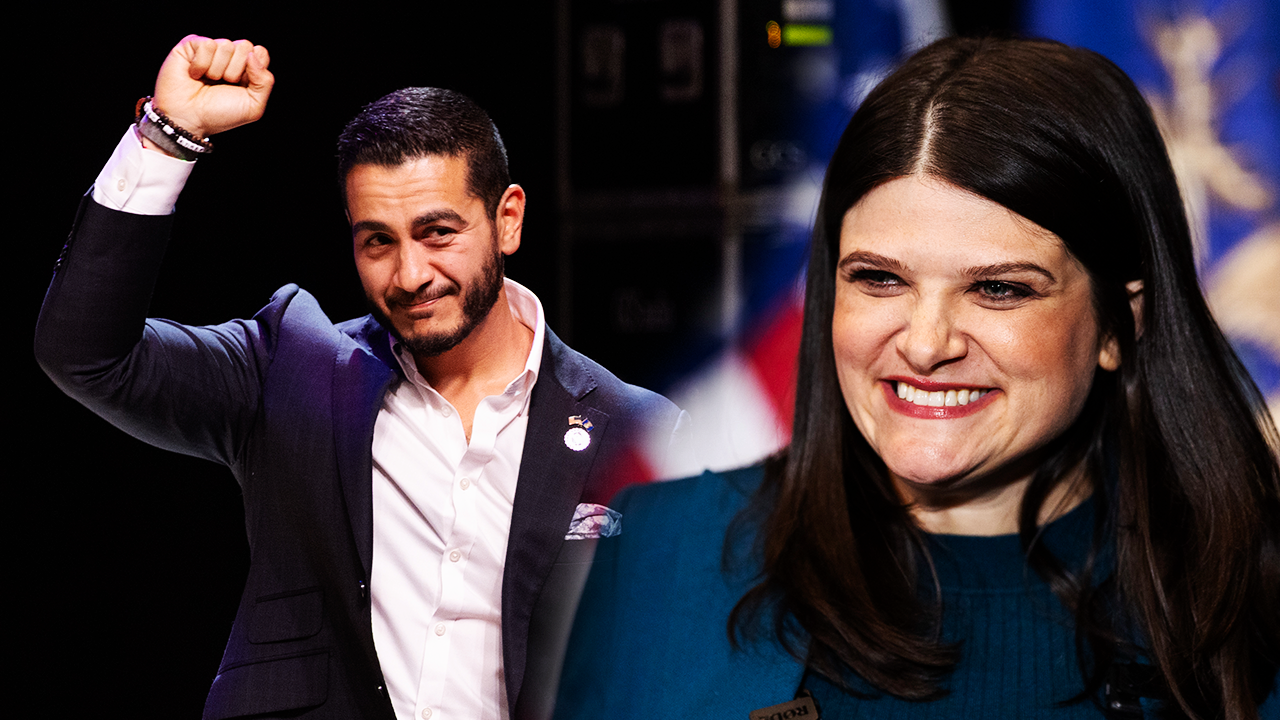 Supporters rally for Dr. Abdul El-Sayed in Edina ahead of Election Day.