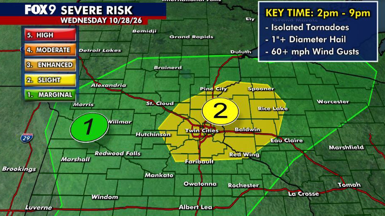 Minnesota weather: Mild and humid with strong storms possible Wednesday — Wayzata Community news